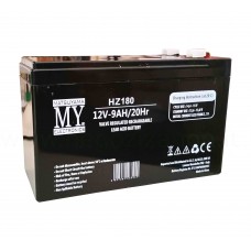 Batteria 12 Volt 9 Ah Ricaricabile Ciclica HZ180